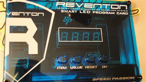 speed passion reventon series smart led program card|SPEED PASSION REVENTON SERIES USER MANUAL Pdf .